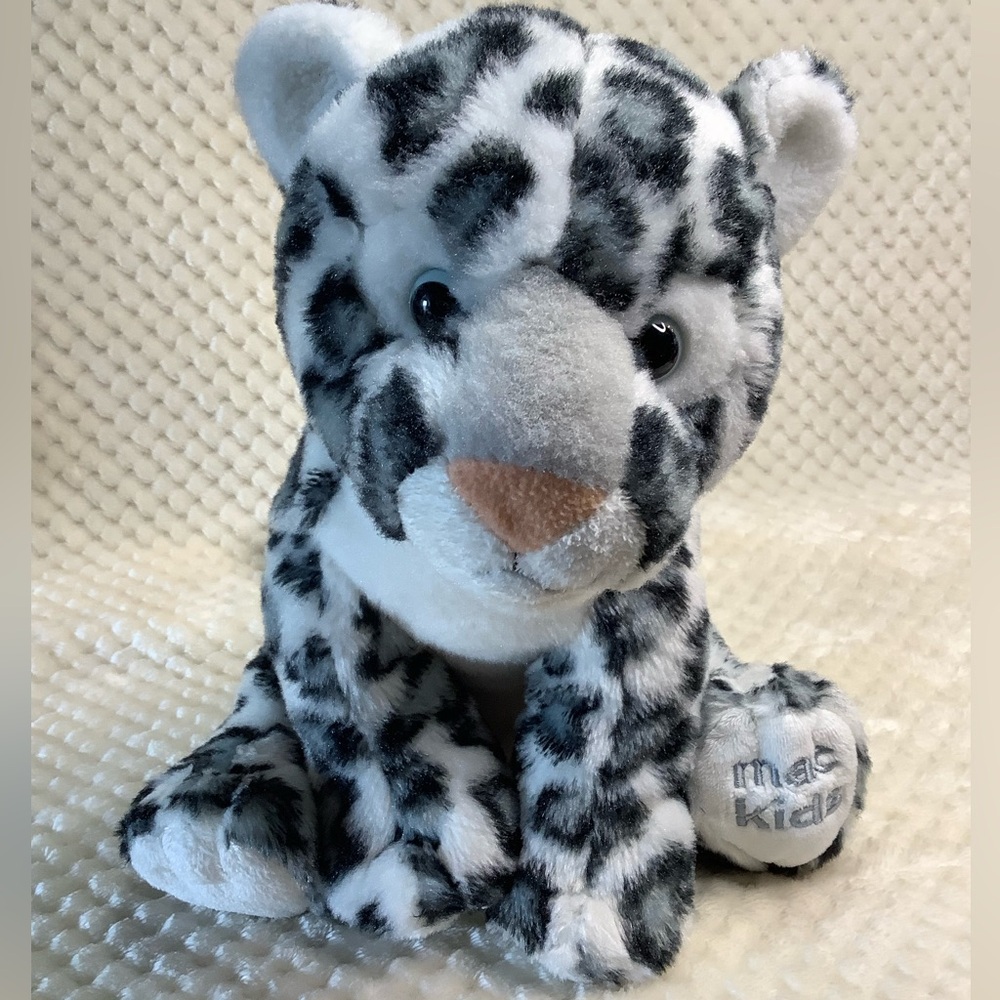 AURORA WORLD MacKids Plush Pepper the Snow Leopard Stuffed Animal Toy 2018